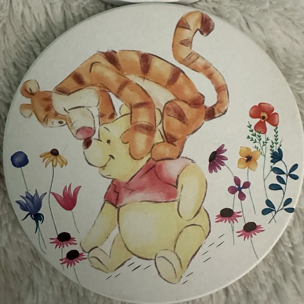 Disney Winnie The Pooh Piglet Tigger Spring Floral Coasters Set of 4